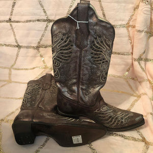 CORRAL BRONZE COWBOY BOOTS